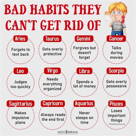 Bad Habits Zodiac Signs Cant Get Rid Of Zodiac Memes