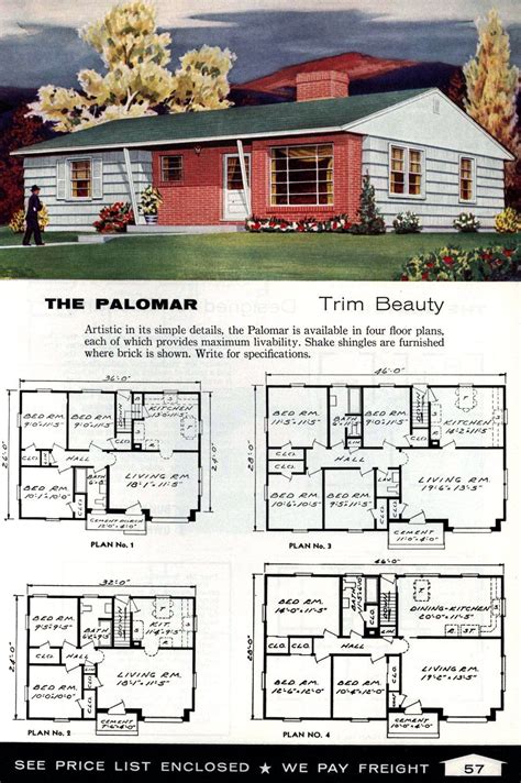 See 125 Vintage 60s Home Plans Used To Design Build Millions Of Mid