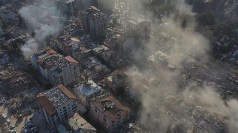 Turkey Syria Earthquake Aerial Footage Shows Devastation In Turkish