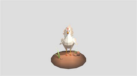 Low Poly Chicken Download Free 3d Model By Marksethcaballes 8995b34