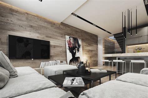 Modern curtains for living room 2020 images png gratuites. Stanislav Kaminskyi - Living Area Design