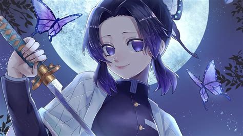 Shinobu Kocho Kimetsu No Yaiba Butterflies 4k 51061 Wallpaper