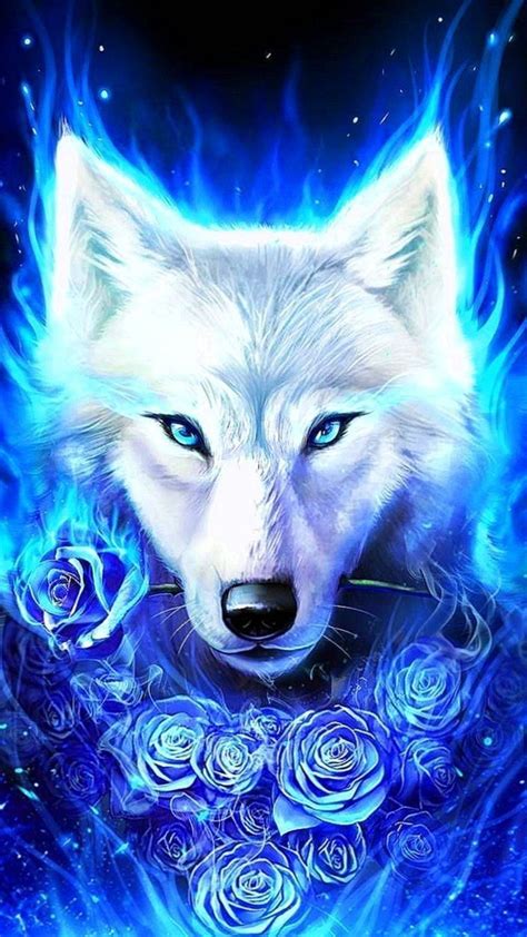 Blue Wolf Wallpapers Wallpaper Cave