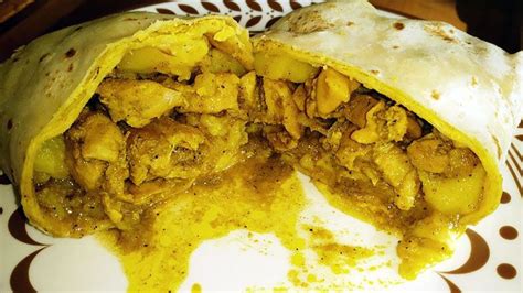 One Of The Most Eaten Foods In Barbados Is The Chicken Roti Try Making Your Own This Awesome