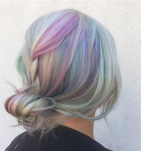 50 Expressive Opal Hair Color For Every Occasion Opal Hair Rainbow