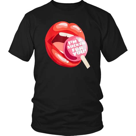 Im A Sucker For You Lip T Shirt Shirtsmango Office