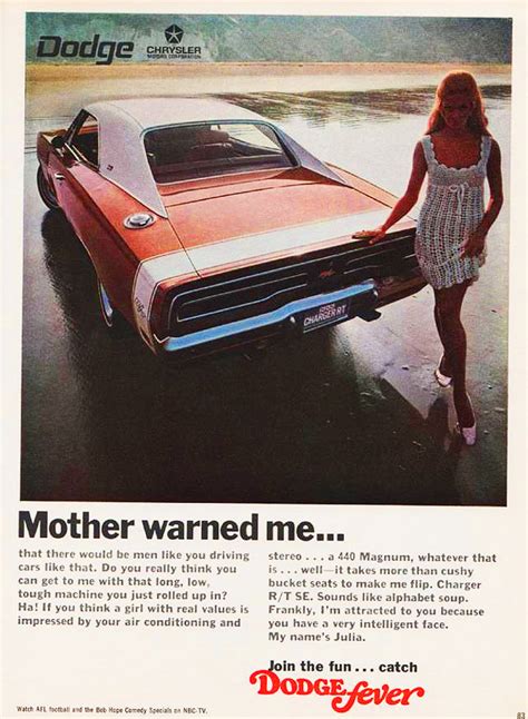 1970 Dodge Charger Ad Classic Cars Today Online