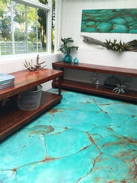 See the rest in paint it blue: You'll wish you had a concrete floor when you see these ...