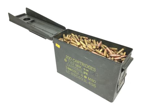 Lot 1000 Rounds Of 762x25 Tokarev And Ammo Can