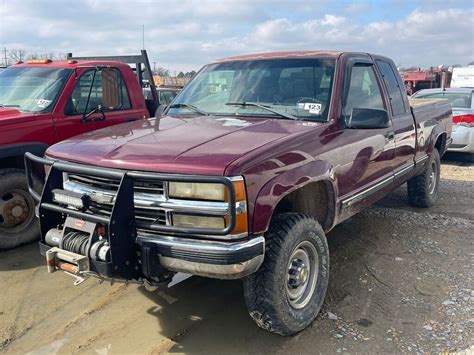 1998 Chevrolet 2500 4x4 Extended Cab Pickup Live And Online Auctions