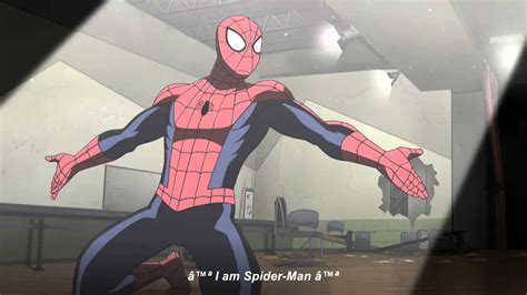 I Am Spider Man Drake Bell Hd Available The Ultimate Spider Man Scene Youtube