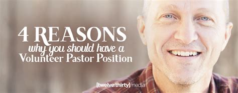 4 reasons volunteer pastor in page image video team volunteer worship reasons positivity