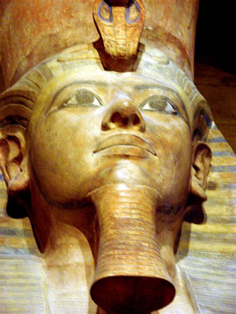 Tutankhamun Statue Facial Details King Tut Statue Fronta Flickr