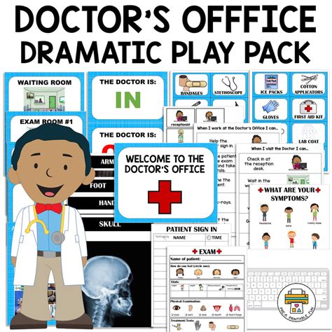 Doctors Office Dramatic Play Pre K Printable Fun