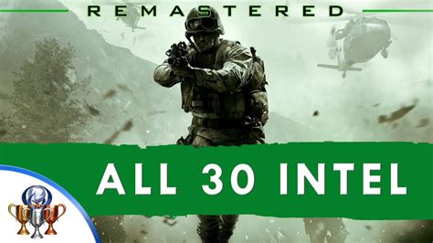 Call Of Duty 4 Modern Warfare Remastered All 30 Intel Locations Eyes
