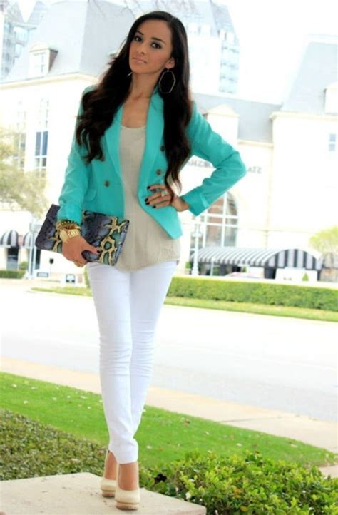 turquoise and teal work clothes for ladies 3 blazer fashion fashion outfits womens fashion