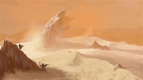 Digital Painting Of Arrakis Rdune