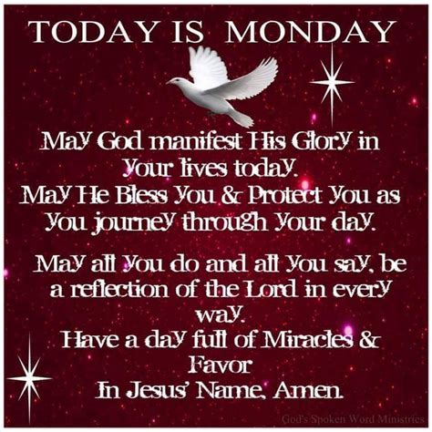 Monday Blessings Morning Inspirational Quotes Good Morning