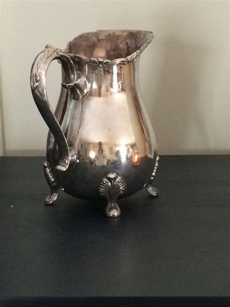 Silver Plated Water Pitcher Towle Ep 2824 Footed Silver Etsy Uk