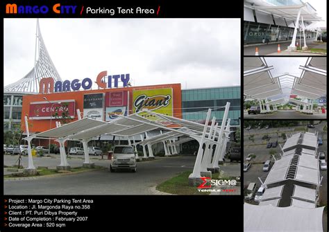 Margo city adalah salah satu pusat perbelanjaan di kota. SIGMA Tensile Tent: Margo City - Tension Membrane for ...