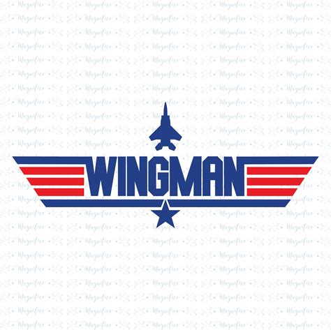 Wingman Svg Top Gun Daddys Wingman Son Svg Groomsman Etsy