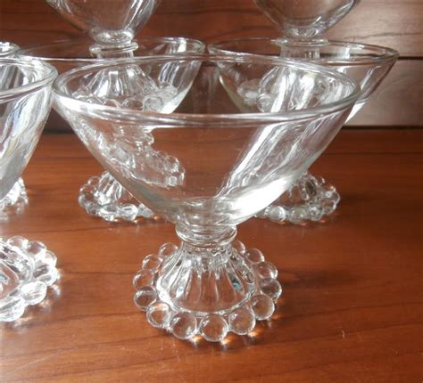Candlewick Imperial Glass Sherbet Fruit Dishes Set 8 Vintage Sold On