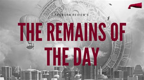 Surely it is enough that the likes of you and i at least try to make our small contribution count for something true and worthy. The Remains of the Day by Kazuo Ishiguro - Book Review | Historical fiction books, Memoir books ...