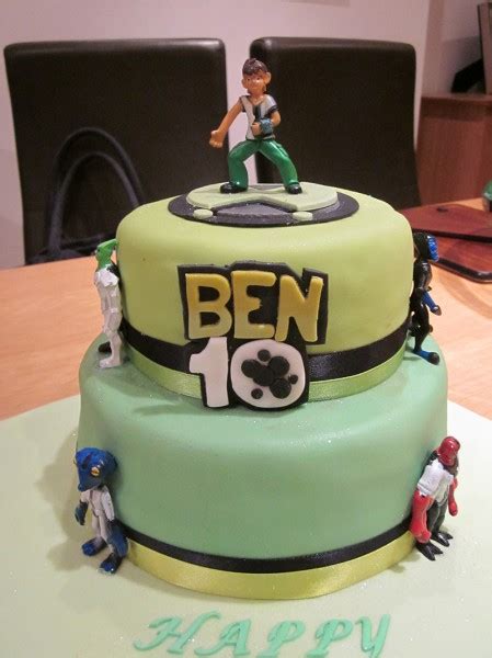 Two Tier Ben 10th Birthday Cake Neo Cakes