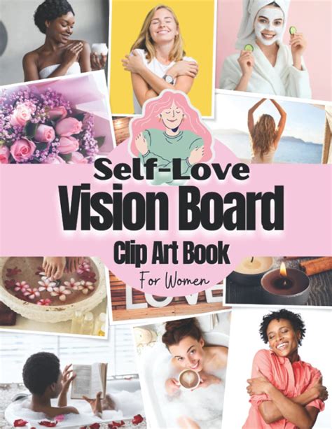 Self Love Vision Board Clip Art Book For Women Vision Board Supplies
