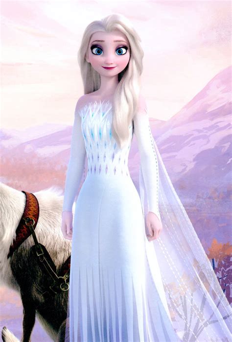 3 New Images With Frozen 2 Elsa In Her White Dress From The Final