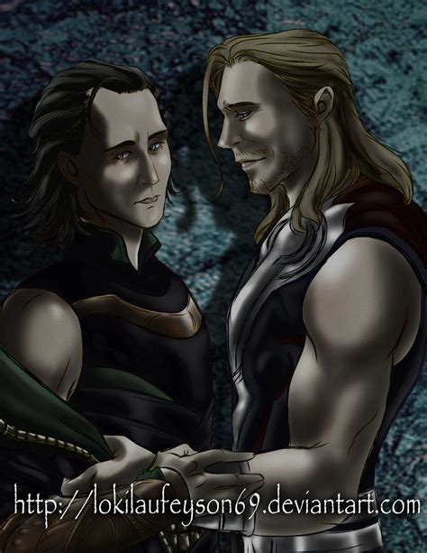 Thor And Loki I Miss You Brother 2 By Lokilaufeyson69 On Deviantart