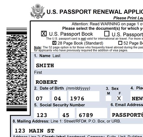 Us Passport Application Pdf Getting Or Renewing A Us Passport 2020
