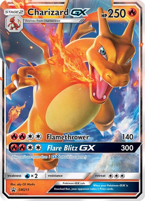 200 genuine pokemon cards joblot in hidden fates tin + gyarados gx + bonus gx/v! Serebii.net TCG SM Promos - #211 Charizard GX