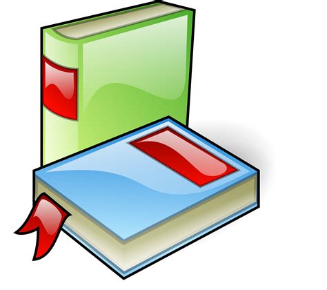 Two Books Clip Art Library