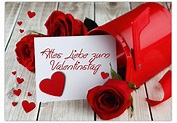 Karte Zum Valentinstag "Alles Liebe zum Valentinstag" - Grußkartenwerk ...