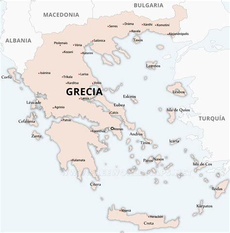 Constantino ii de grecia, príncipe de dinamarca (en griego: Mapa de Grecia | Grecia Actual, Antigua, Turística ...