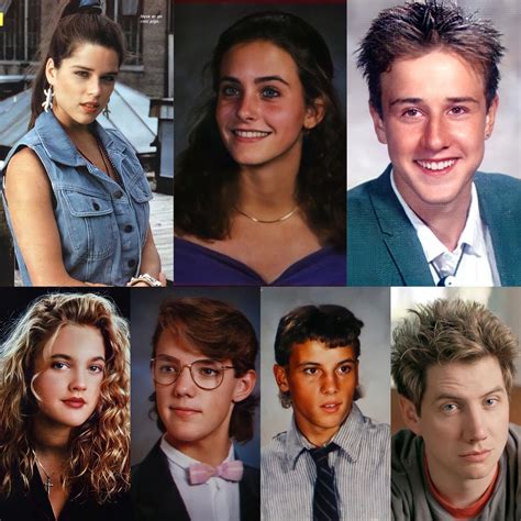 The Cast Of The 1996 Scream Movie When They Were In Teenagers Couldnt Find A Hs Pic Of Jamie