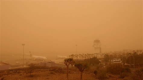 Sandstorm Forces Closure Of Airports On Spain S Canary Islands Afp