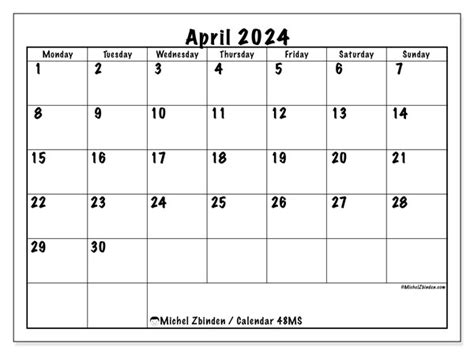 April 2024 Printable Calendar With Holidays