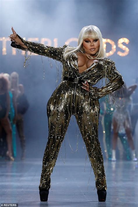 Lil Kim Looks Unrecognisable As She Performs At The Blonds Show During New York Fashion Week