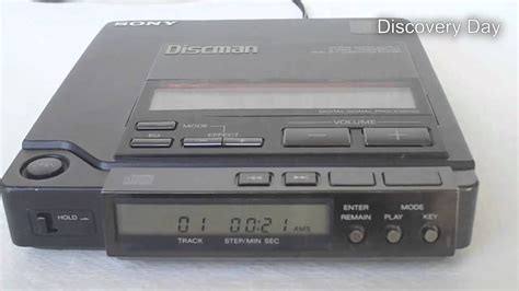 Sony D 555 Discman Cd Player Demonstration Youtube