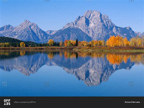 Oxbow Bend Reflections In Autumn At Grand Teton National Park Wyoming