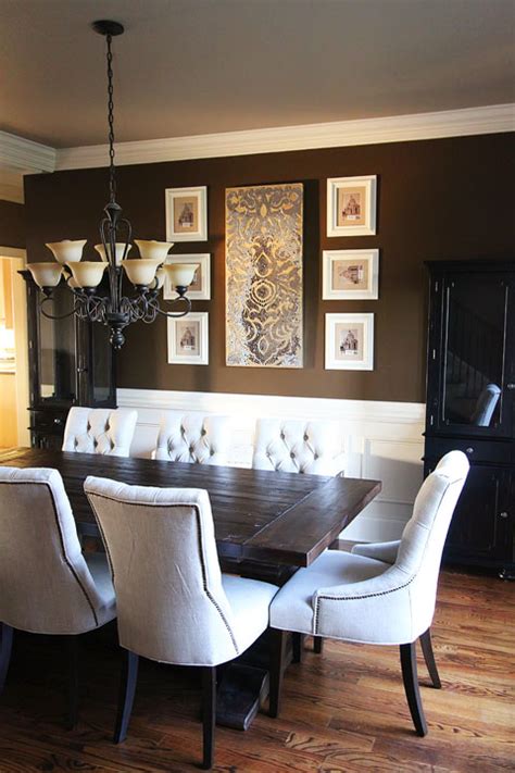 Often seen in floor plans when there is both a formal living room and dining room, it is a space where a homeowner will spend most of their time. {New House Tour} Dining Room Update — Kevin & Amanda