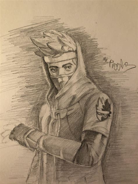 Really Love The New Ninja Skin Decided To Draw It Fortnitebr