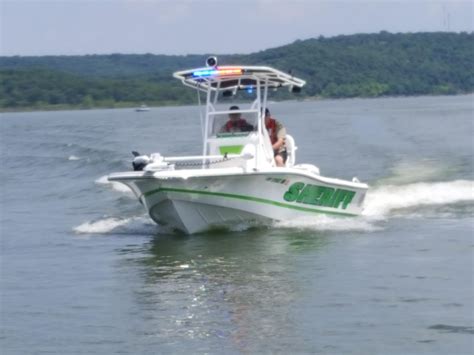 Wagoner County Sheriffs Office Patrolling Fort Gibson Lake For Memorial Day Weekend