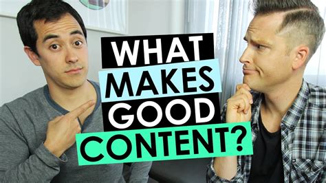 What Makes Good Content 4 Tips For Making Great Youtube Content Youtube