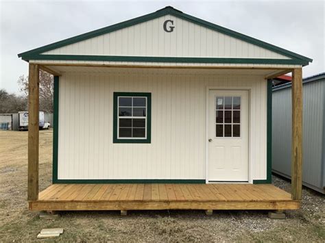 Graceland Portable Cabins 16x40 With 4ft Front Porch For Sale In Lytle