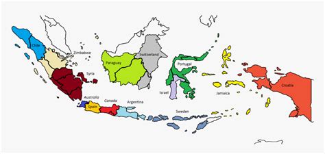 Tabel 34 provinsi di indonesia dan ibukota lengkap dengan peta | sejarah negara com. 20 Nama Pulau Terbesar di Indonesia Dan Luasnya - KATA OMED