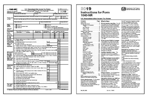 There have been a few recent changes to the federal form 1040. 2019 1040-NR Form and Instructions (1040NR)