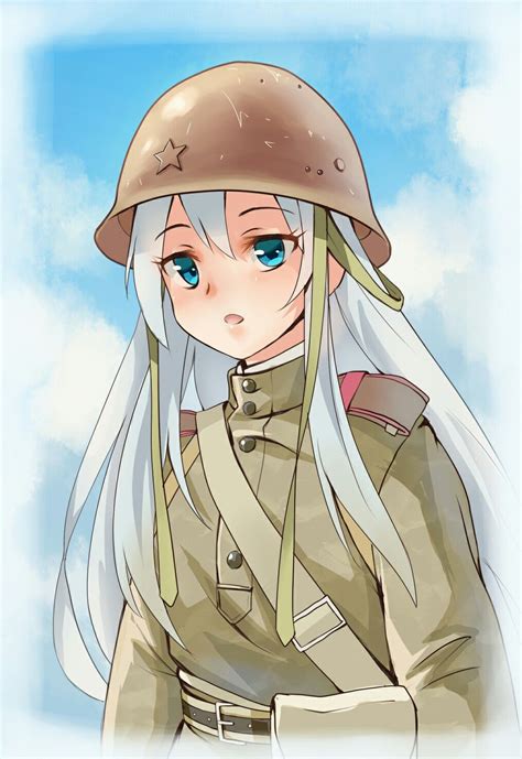 Images Of Anime Girl White Military Uniform
